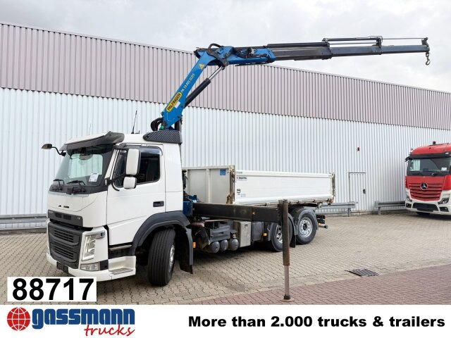Volvo FM 460 6x2, Lenk-/Liftachse, Alu-Bordwände, - Caminhão basculante, Caminhão grua: foto 1 Volvo FM 460 6x2, Lenk-/Liftachse, Alu-Bordwände, - Caminhão basculante, Caminhão grua: foto 1