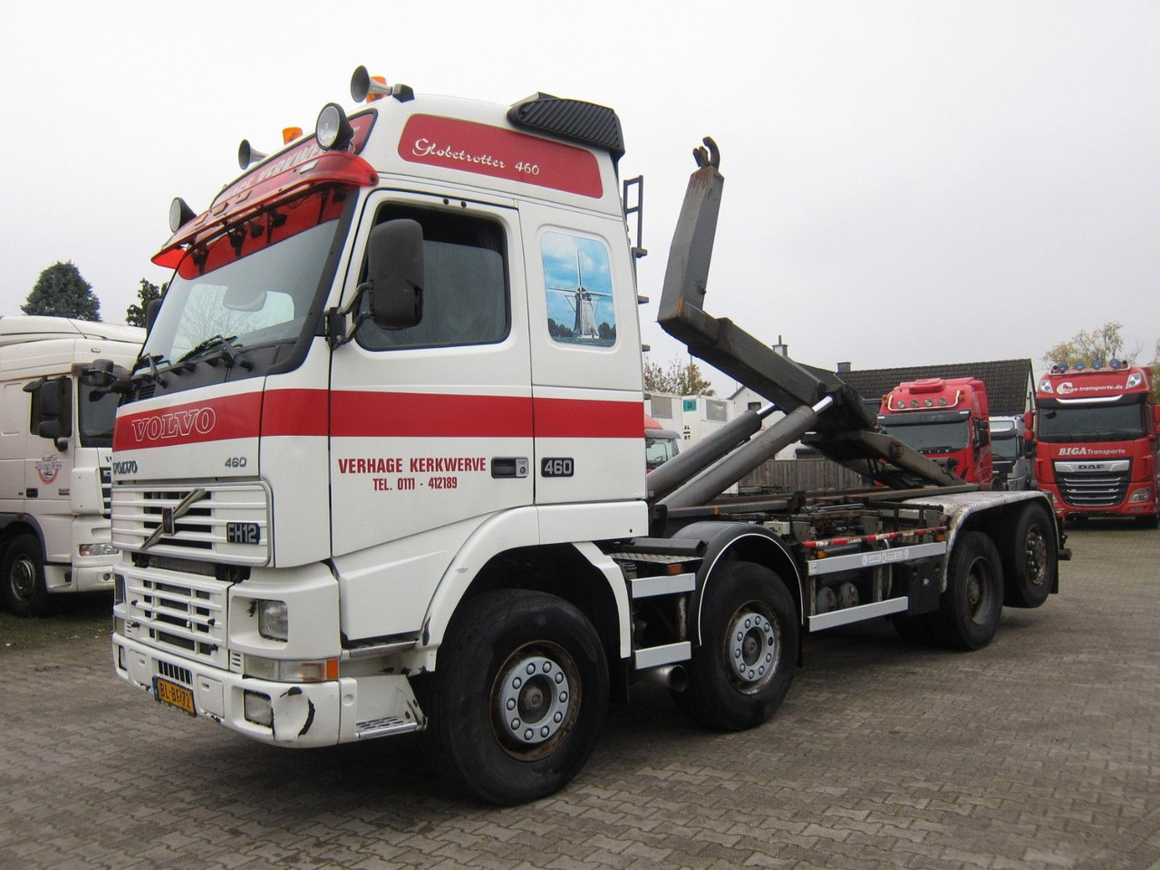 Volvo FH 460 Globe 8X2 Haken 25T Manual Ap-Achse - Caminhão polibenne: foto 1 Volvo FH 460 Globe 8X2 Haken 25T Manual Ap-Achse - Caminhão polibenne: foto 1