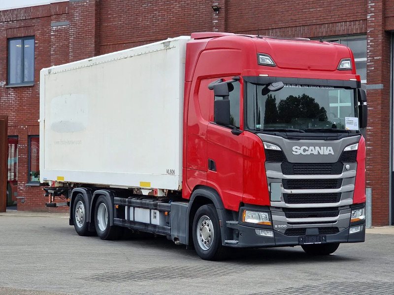 Scania S500 NGS B6X2NB BDF / Box / Loadinglift / Full air / retarder - Caminhão furgão: foto 1 Scania S500 NGS B6X2NB BDF / Box / Loadinglift / Full air / retarder - Caminhão furgão: foto 1