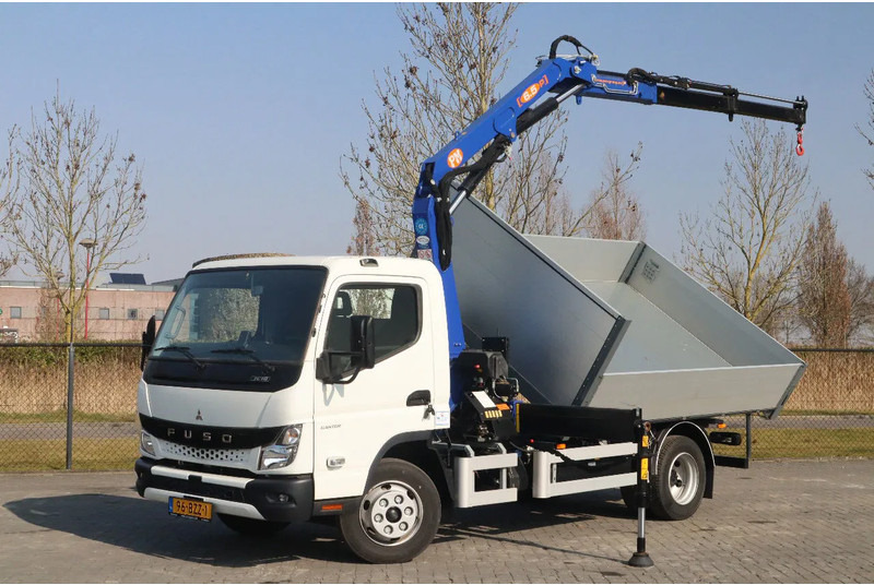 FUSO Canter 7C18 | 4X2 | 3-WAY TIPPER | PM 6.5 KRAN /CRANE - Caminhão grua: foto 1 FUSO Canter 7C18 | 4X2 | 3-WAY TIPPER | PM 6.5 KRAN /CRANE - Caminhão grua: foto 1