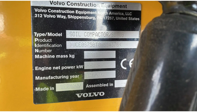 Rolo Volvo SD75B | SD 75 B | NEW / UNUSED | 1 YEAR WARRANTY: foto 20