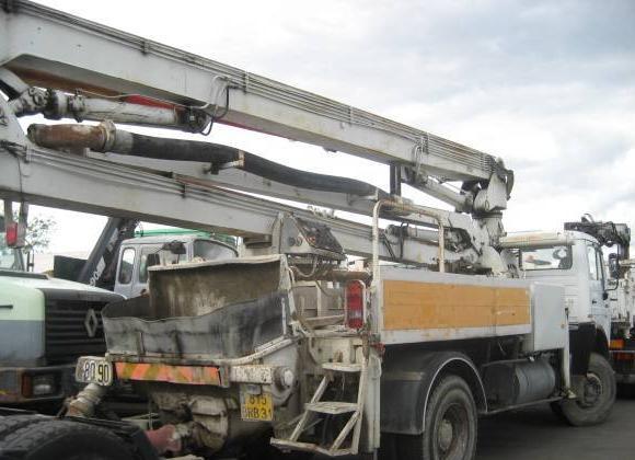 Mercedes SK 1922 - Autobomba de betão: foto 2 Mercedes SK 1922 - Autobomba de betão: foto 2