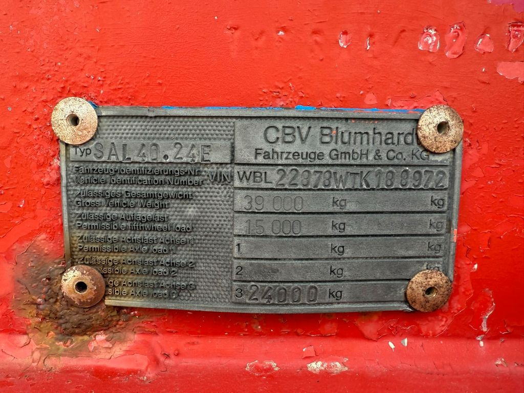 Blumhardt 3 axle 29.000 L ADR Tank trailer - Semirreboque tanque: foto 5 Blumhardt 3 axle 29.000 L ADR Tank trailer - Semirreboque tanque: foto 5