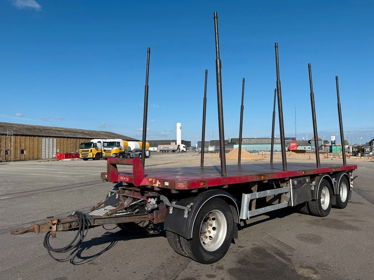 Menke-Janzen 24 t. 3 axle Woodtransport / Holztransport - Reboque transporte de madeira: foto 1 Menke-Janzen 24 t. 3 axle Woodtransport / Holztransport - Reboque transporte de madeira: foto 1