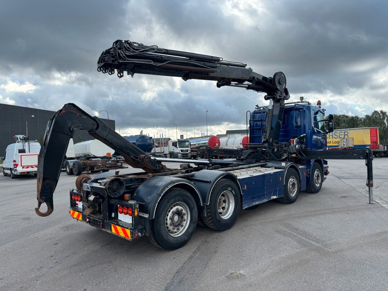 Scania G480 8x2*6 Hakenlift / Hiab 244 EP-5 Hipro - Caminhão grua: foto 3 Scania G480 8x2*6 Hakenlift / Hiab 244 EP-5 Hipro - Caminhão grua: foto 3