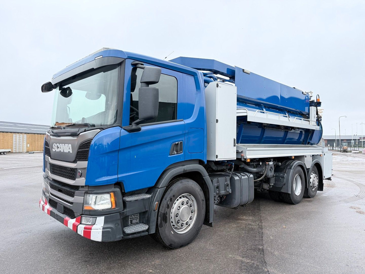 Scania P360 6x2*4 Hvidtved Larsen Flexline 310 - Caminhão limpa fossa: foto 1 Scania P360 6x2*4 Hvidtved Larsen Flexline 310 - Caminhão limpa fossa: foto 1