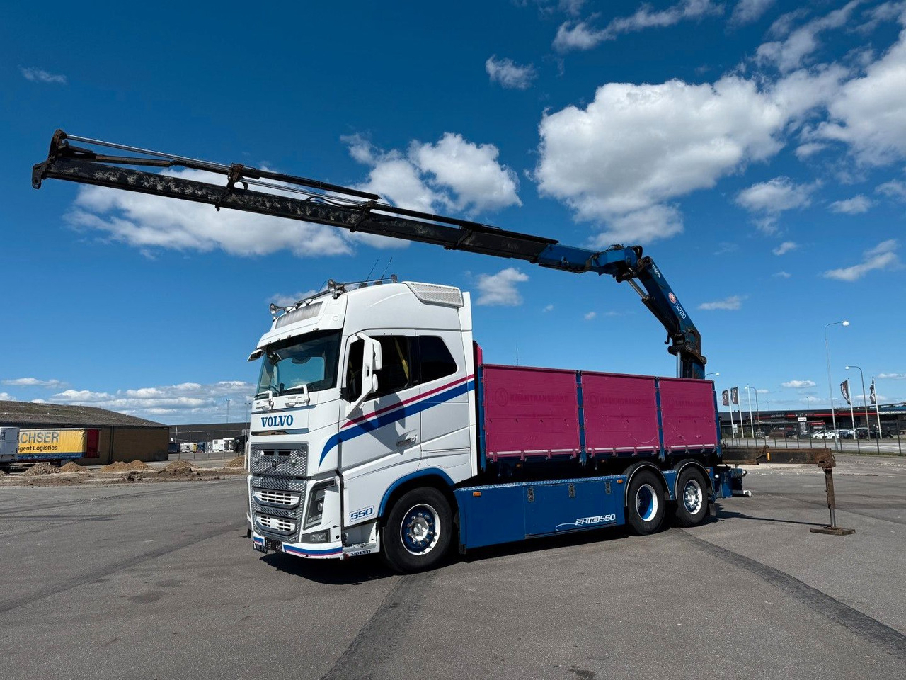 Volvo FH 16.550 6x2*4 / Crane HMF 3220K4 Euro 6 - Caminhão grua: foto 1 Volvo FH 16.550 6x2*4 / Crane HMF 3220K4 Euro 6 - Caminhão grua: foto 1