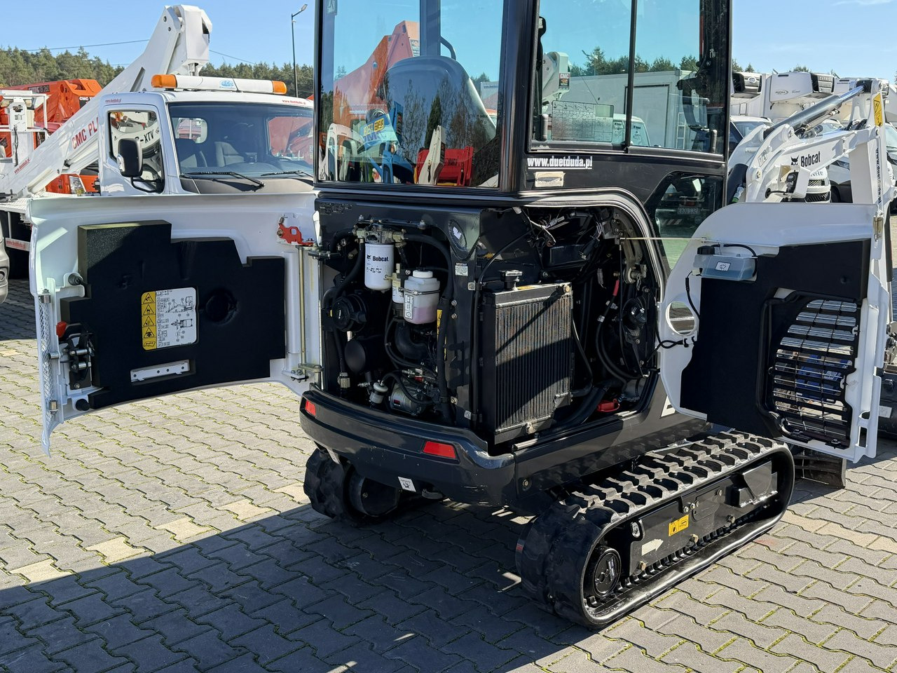 Mini escavadeira Bobcat E19 Komplet Łyżek Mało Używana Przepracowane tylko 90mth: foto 19