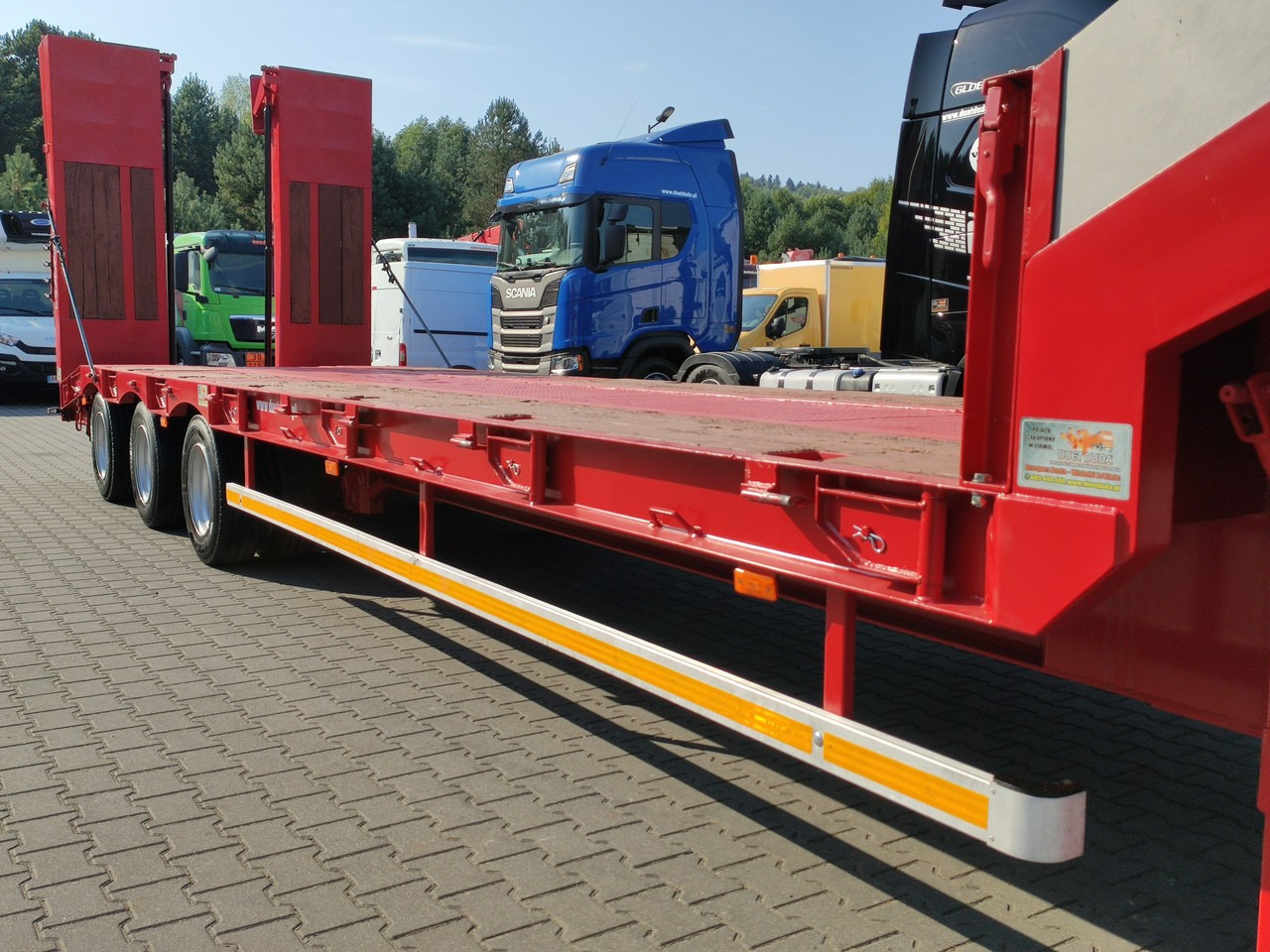 Semireboque baixa Bodex JANMIL Burtówka Laweta Niskopodłogowa Podczołgówka 3-Osie: foto 37