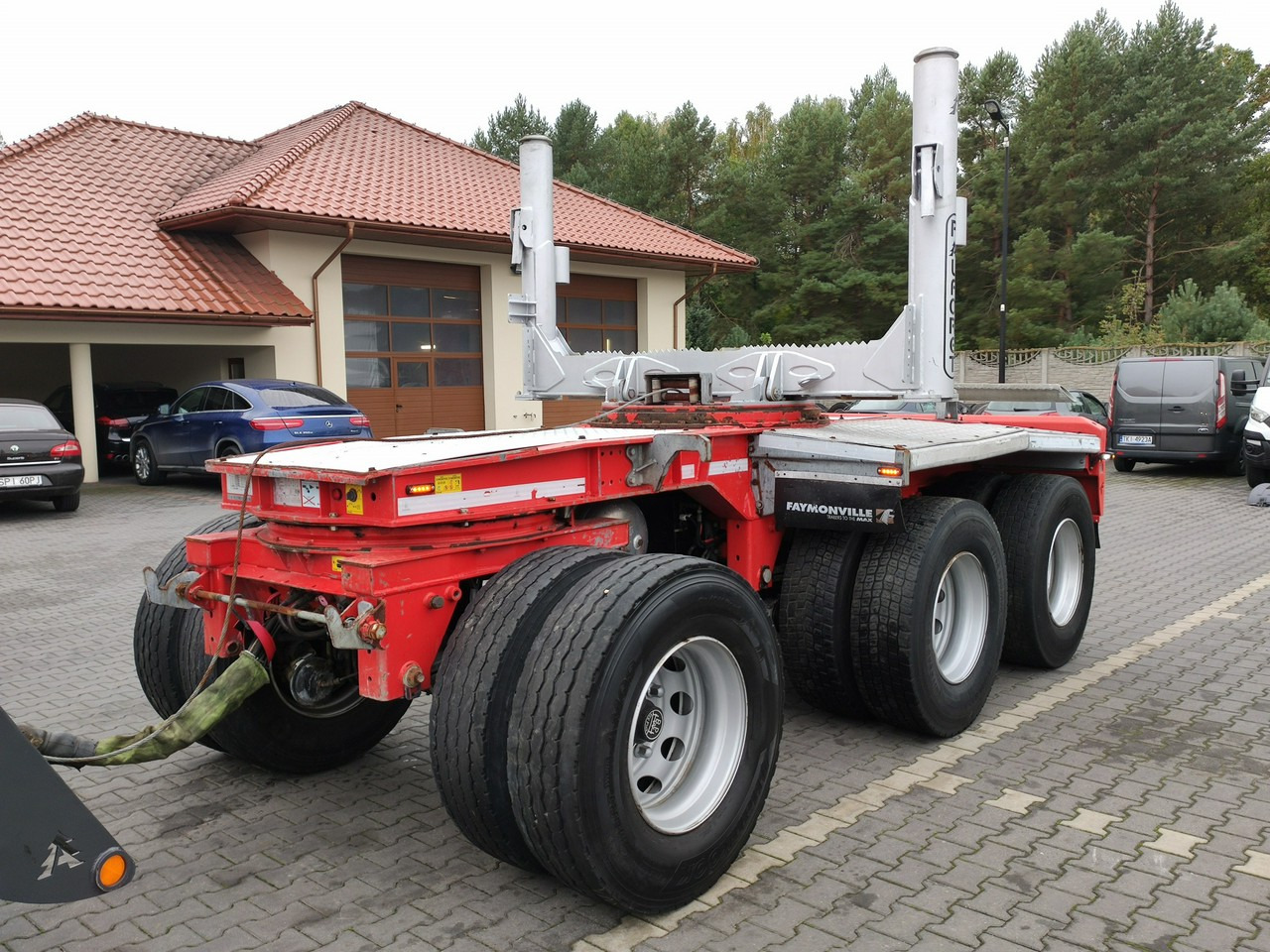 Faymonville Wózek 3-Osie FlexMAX 12T Do drzewa Do drewna Do Lasu 2019/2020r - Reboque transporte de madeira: foto 4 Faymonville Wózek 3-Osie FlexMAX 12T Do drzewa Do drewna Do Lasu 2019/2020r - Reboque transporte de madeira: foto 4