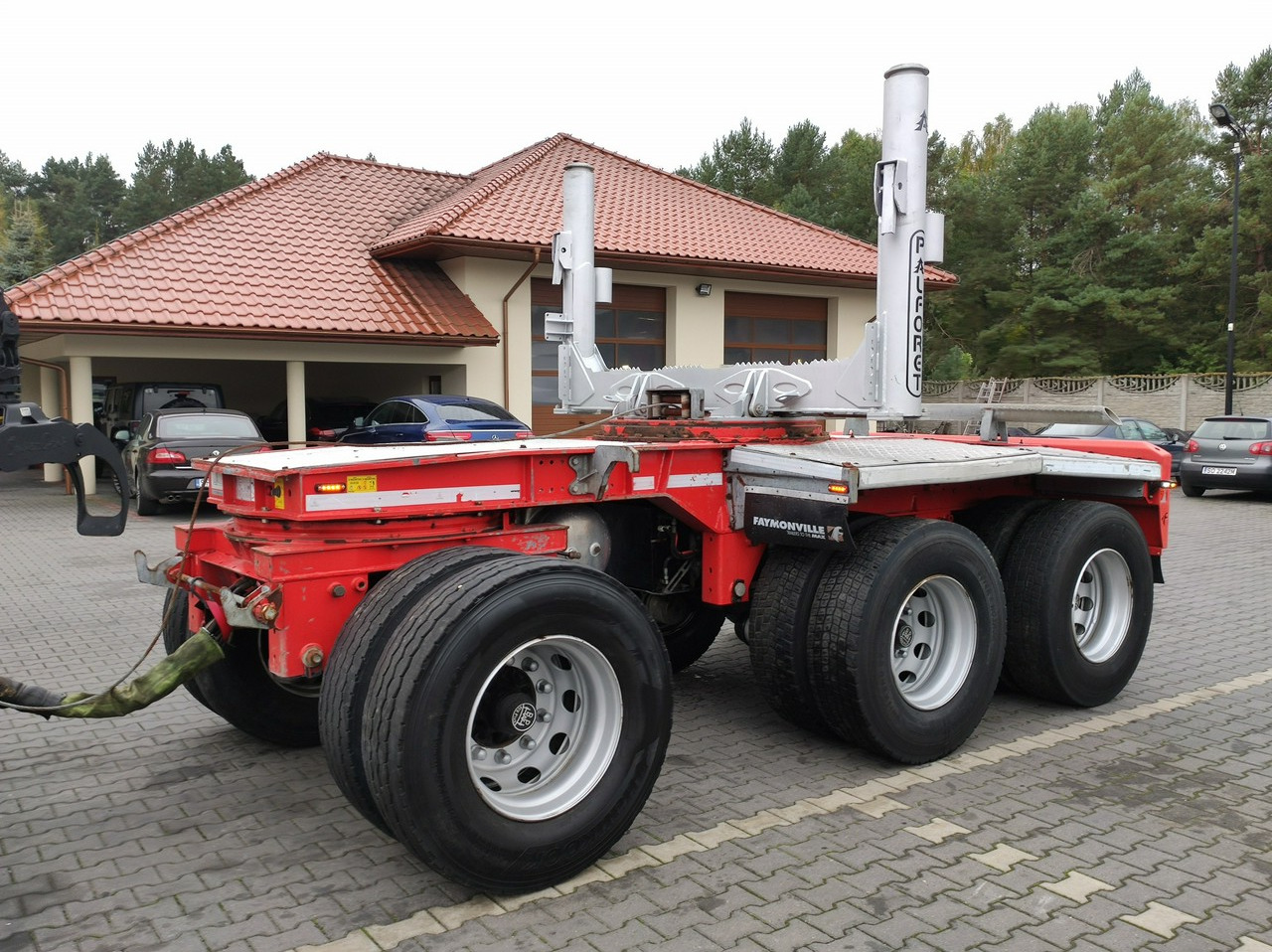 Faymonville Wózek 3-Osie FlexMAX 12T Do drzewa Do drewna Do Lasu 2019/2020r - Reboque transporte de madeira: foto 1 Faymonville Wózek 3-Osie FlexMAX 12T Do drzewa Do drewna Do Lasu 2019/2020r - Reboque transporte de madeira: foto 1