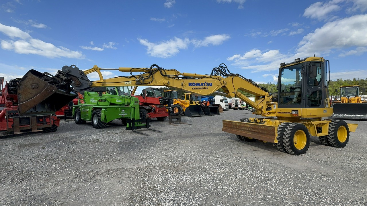 Komatsu PW 98 MR 8 Pług + Podpory 10ton Szybkozłącze - Escavadeira de rodas: foto 3 Komatsu PW 98 MR 8 Pług + Podpory 10ton Szybkozłącze - Escavadeira de rodas: foto 3