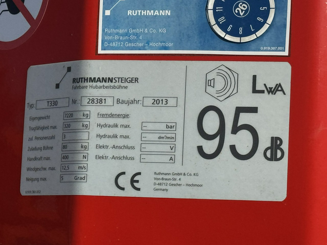 MAN TGL 7.150 Zwyżka Ruthmann T330 33-Metry DMC 7500KG 21m w Bok - Caminhão com plataforma aérea: foto 4 MAN TGL 7.150 Zwyżka Ruthmann T330 33-Metry DMC 7500KG 21m w Bok - Caminhão com plataforma aérea: foto 4