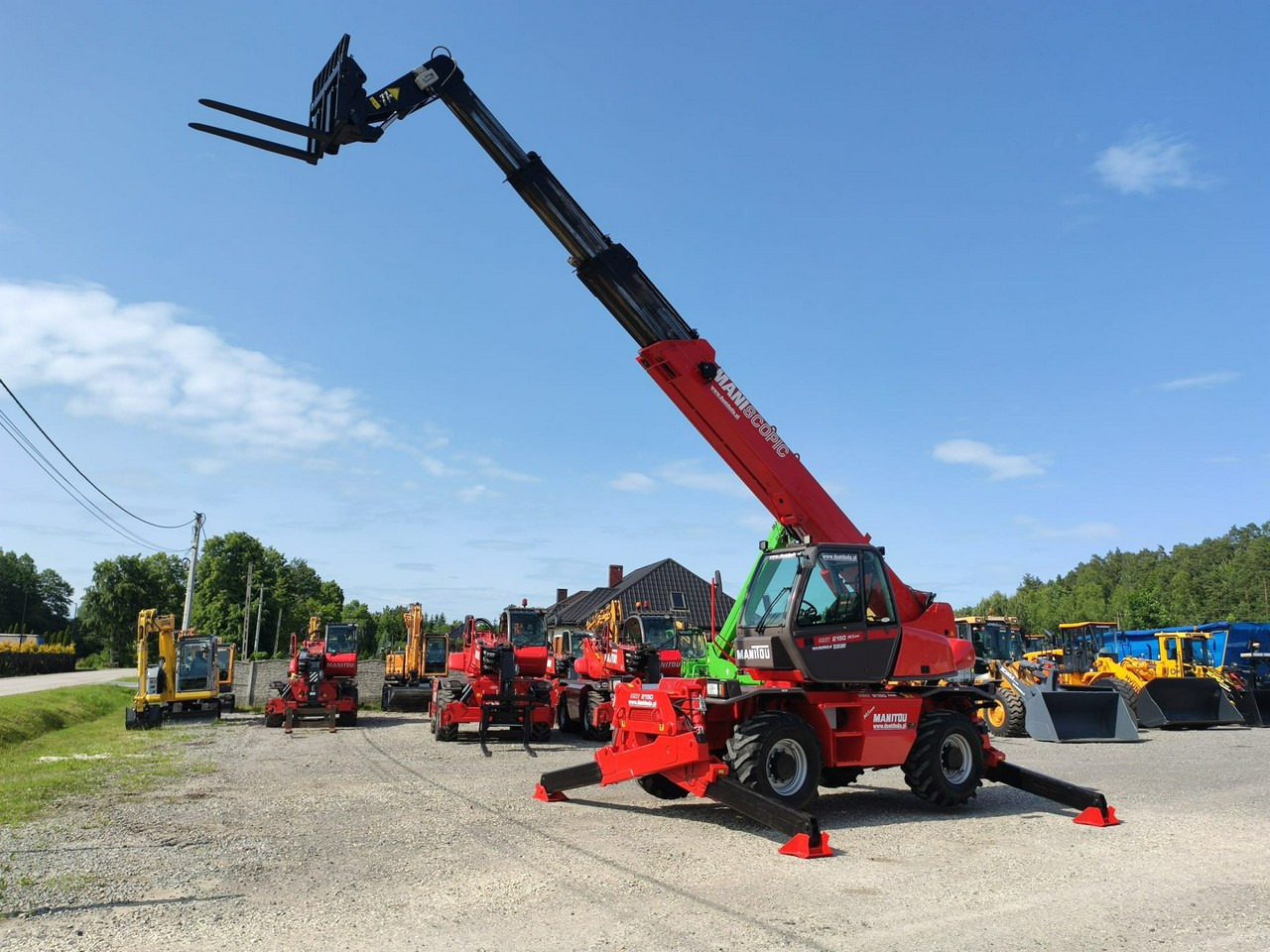 Manitou MRT 2150 ROTO Ładowarka Teleskopowa Obrotowa 2550 1850 1840 - Empilhador telescópico: foto 2 Manitou MRT 2150 ROTO Ładowarka Teleskopowa Obrotowa 2550 1850 1840 - Empilhador telescópico: foto 2