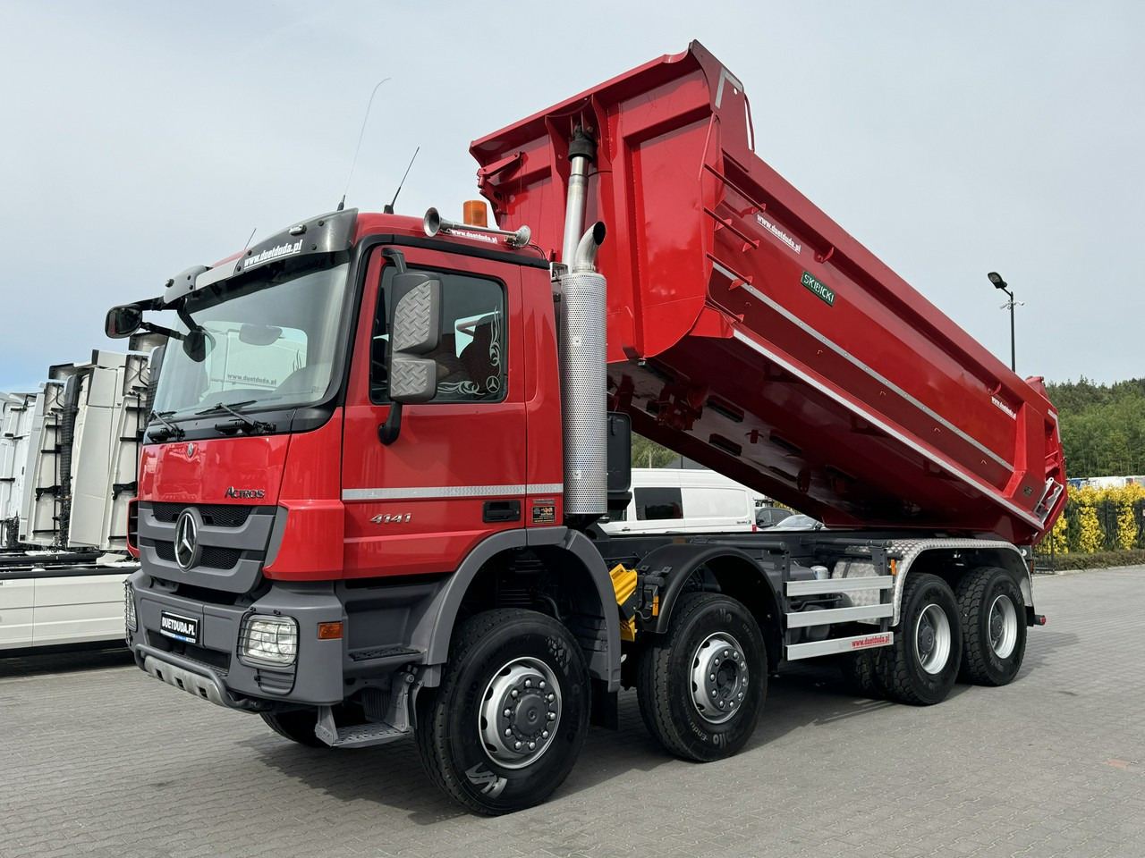 Caminhão basculante Mercedes Actros 4141 8x6 Wywrot SKIBICKI Automat EPS ze Sprzegłem !!!: foto 13