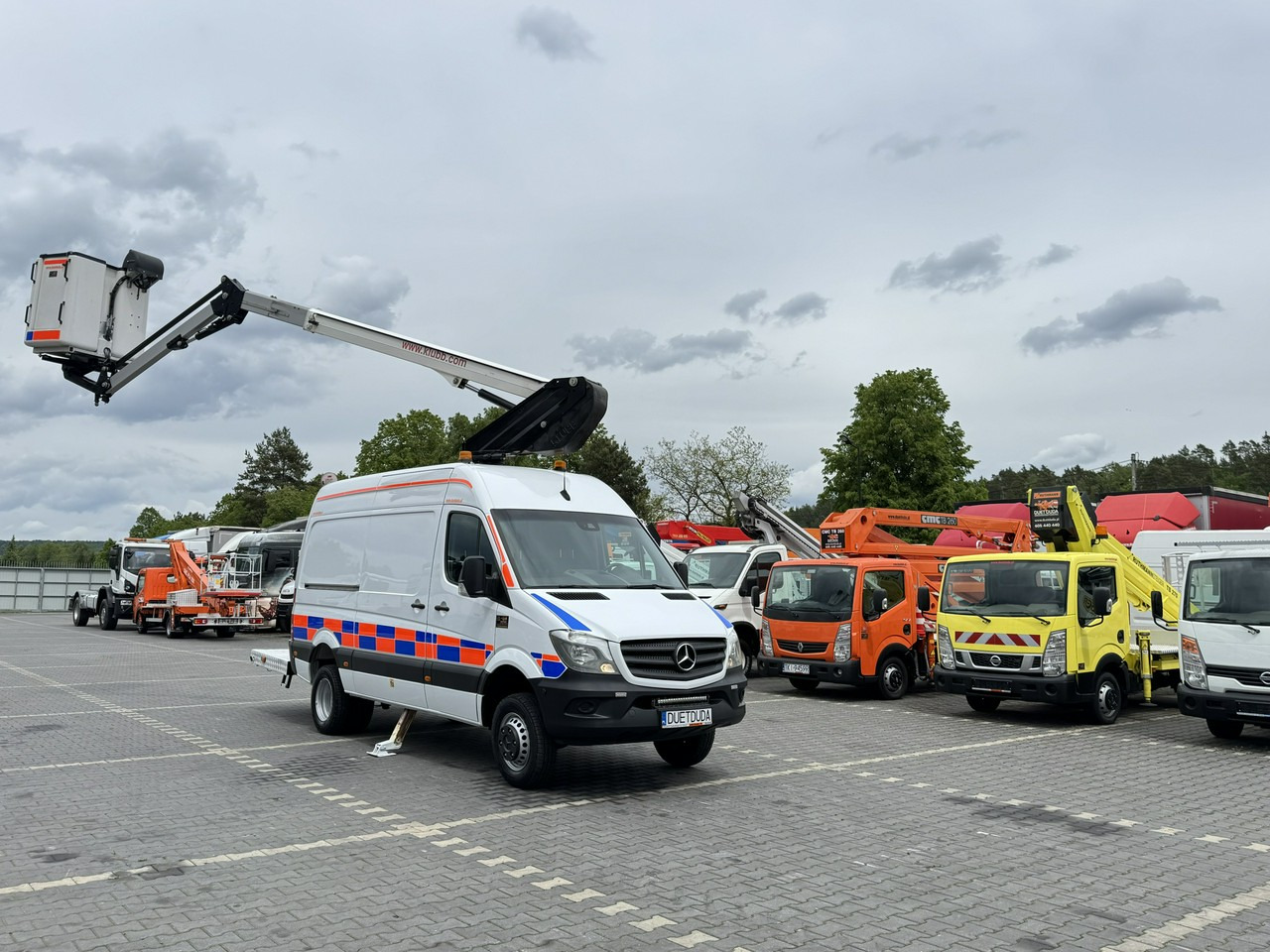 Mercedes Sprinter Zwyżka Podnośnik Koszowy KLUBB K42P UDT WUMAG GSR - Caminhão com plataforma aérea: foto 5 Mercedes Sprinter Zwyżka Podnośnik Koszowy KLUBB K42P UDT WUMAG GSR - Caminhão com plataforma aérea: foto 5
