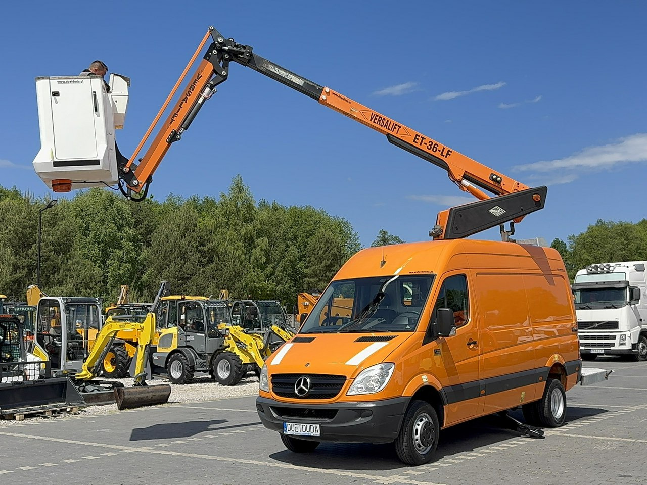 Mercedes Sprinter Zwyżka Podnośnik Koszowy VERSALIFT KLUBB ET-36-LF UDT - Caminhão com plataforma aérea: foto 4 Mercedes Sprinter Zwyżka Podnośnik Koszowy VERSALIFT KLUBB ET-36-LF UDT - Caminhão com plataforma aérea: foto 4