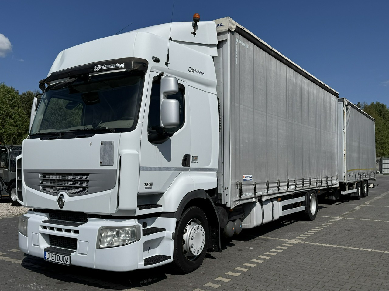 Renault Premium 380 DXi Euro 5 Firana 19 Palet Dach Zsuwany 18ton DMC - Caminhão com lona: foto 5 Renault Premium 380 DXi Euro 5 Firana 19 Palet Dach Zsuwany 18ton DMC - Caminhão com lona: foto 5