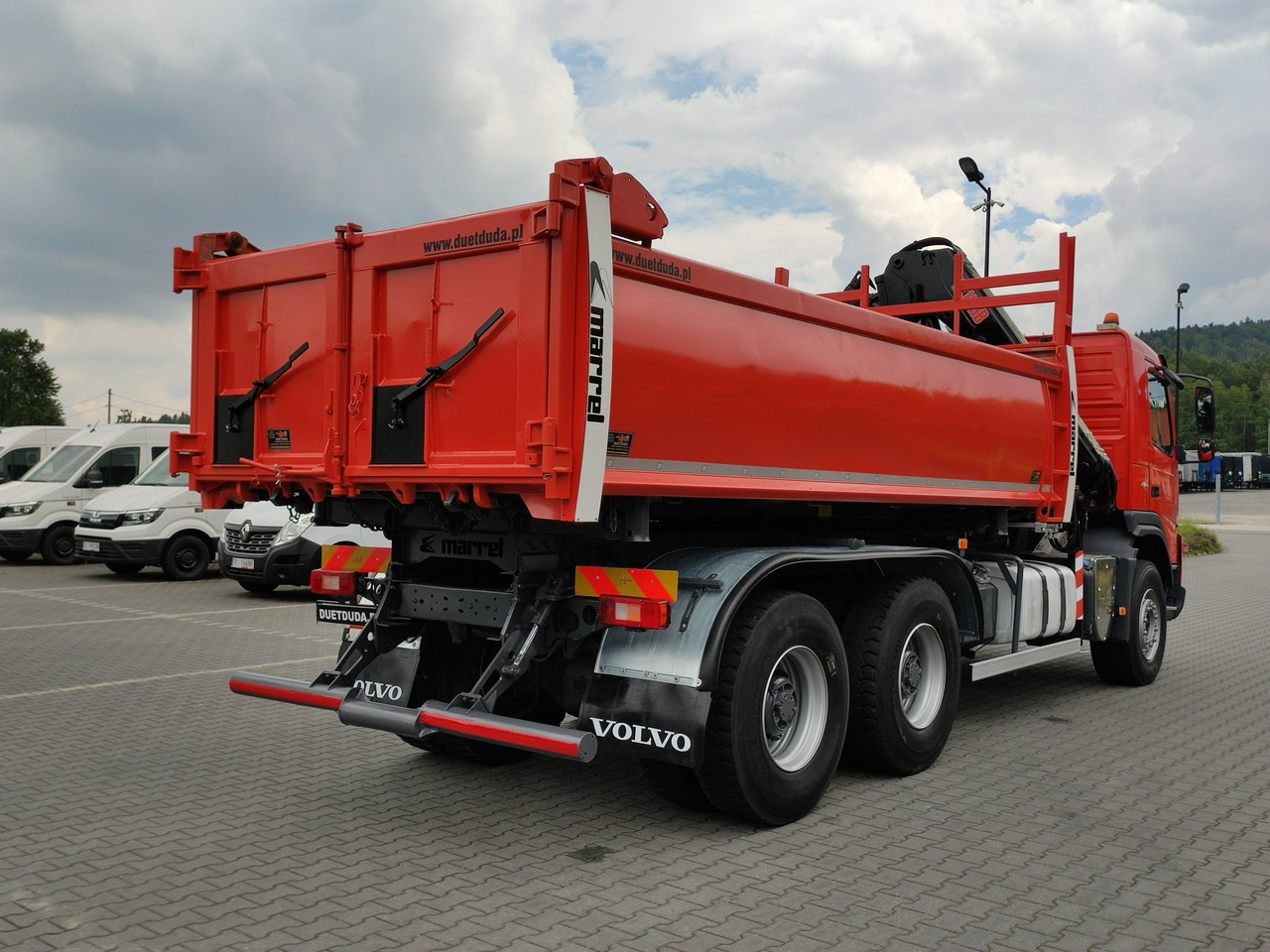 Caminhão basculante, Caminhão grua Volvo FMX 410 6x4 13L HDS Radiowy Hydroburta: foto 21
