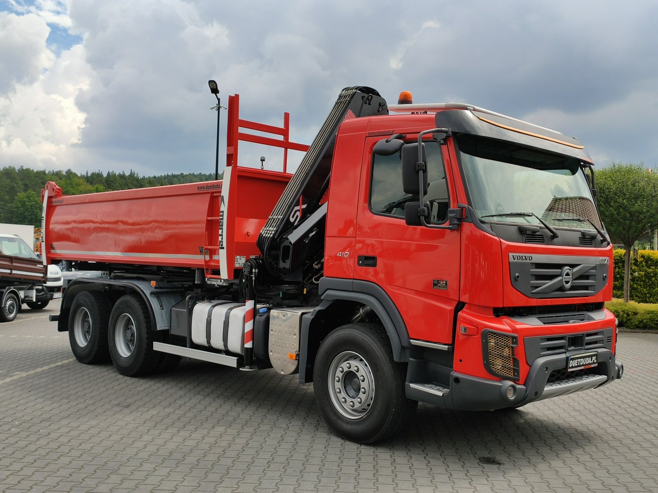 Caminhão basculante, Caminhão grua Volvo FMX 410 6x4 13L HDS Radiowy Hydroburta: foto 13