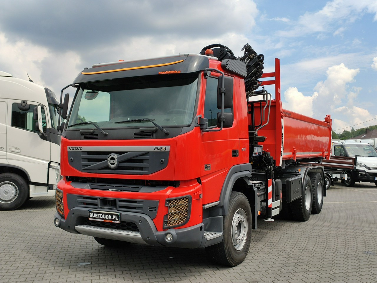 Caminhão basculante, Caminhão grua Volvo FMX 410 6x4 13L HDS Radiowy Hydroburta: foto 11