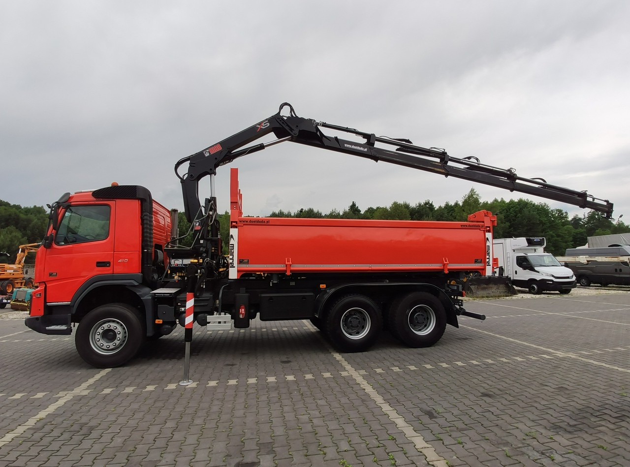 Caminhão basculante, Caminhão grua Volvo FMX 410 6x4 13L HDS Radiowy Hydroburta: foto 41