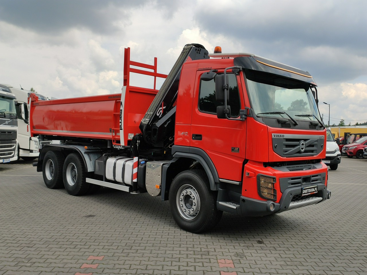 Caminhão basculante, Caminhão grua Volvo FMX 410 6x4 13L HDS Radiowy Hydroburta: foto 18