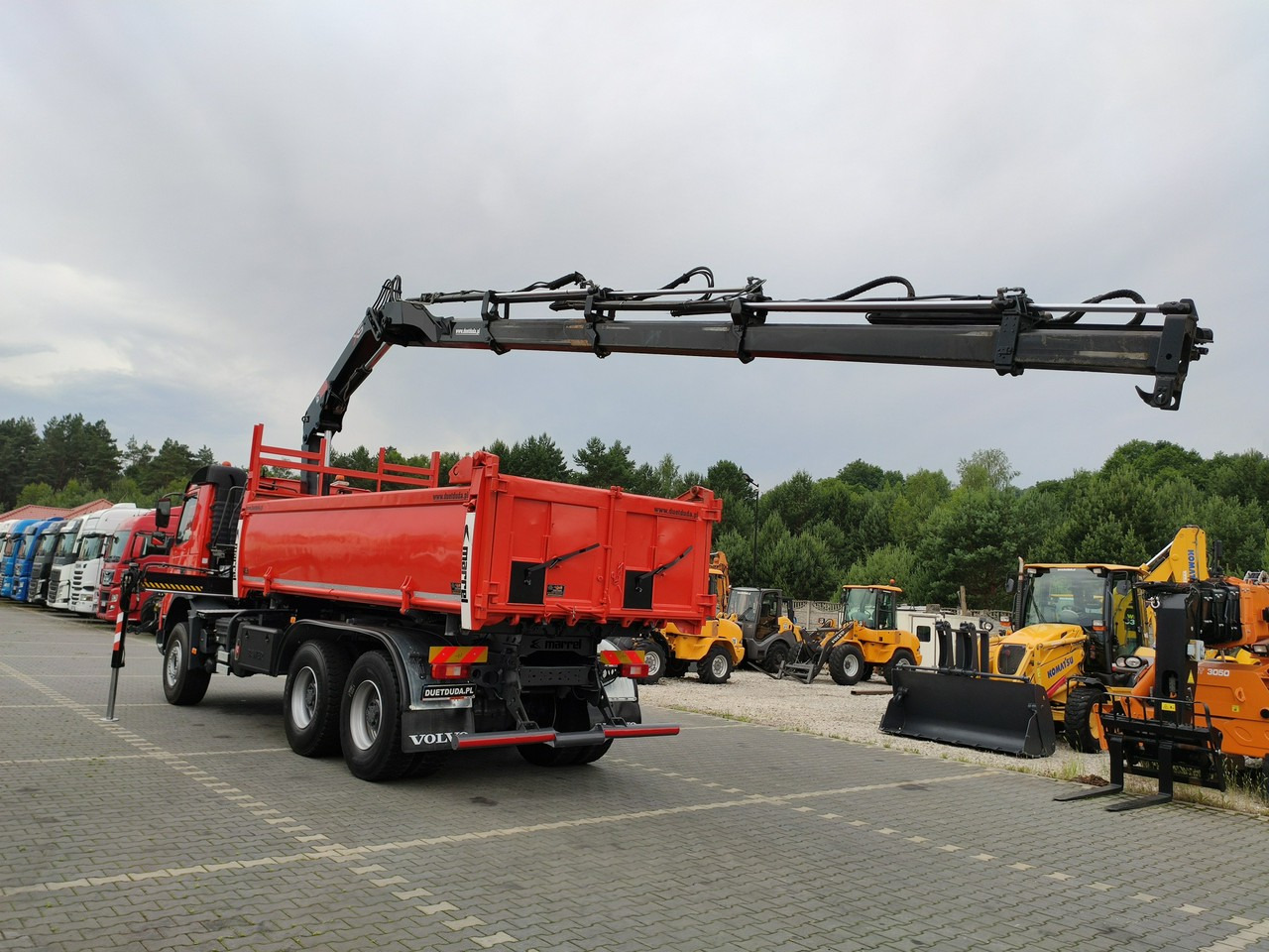 Caminhão basculante, Caminhão grua Volvo FMX 410 6x4 13L HDS Radiowy Hydroburta: foto 42