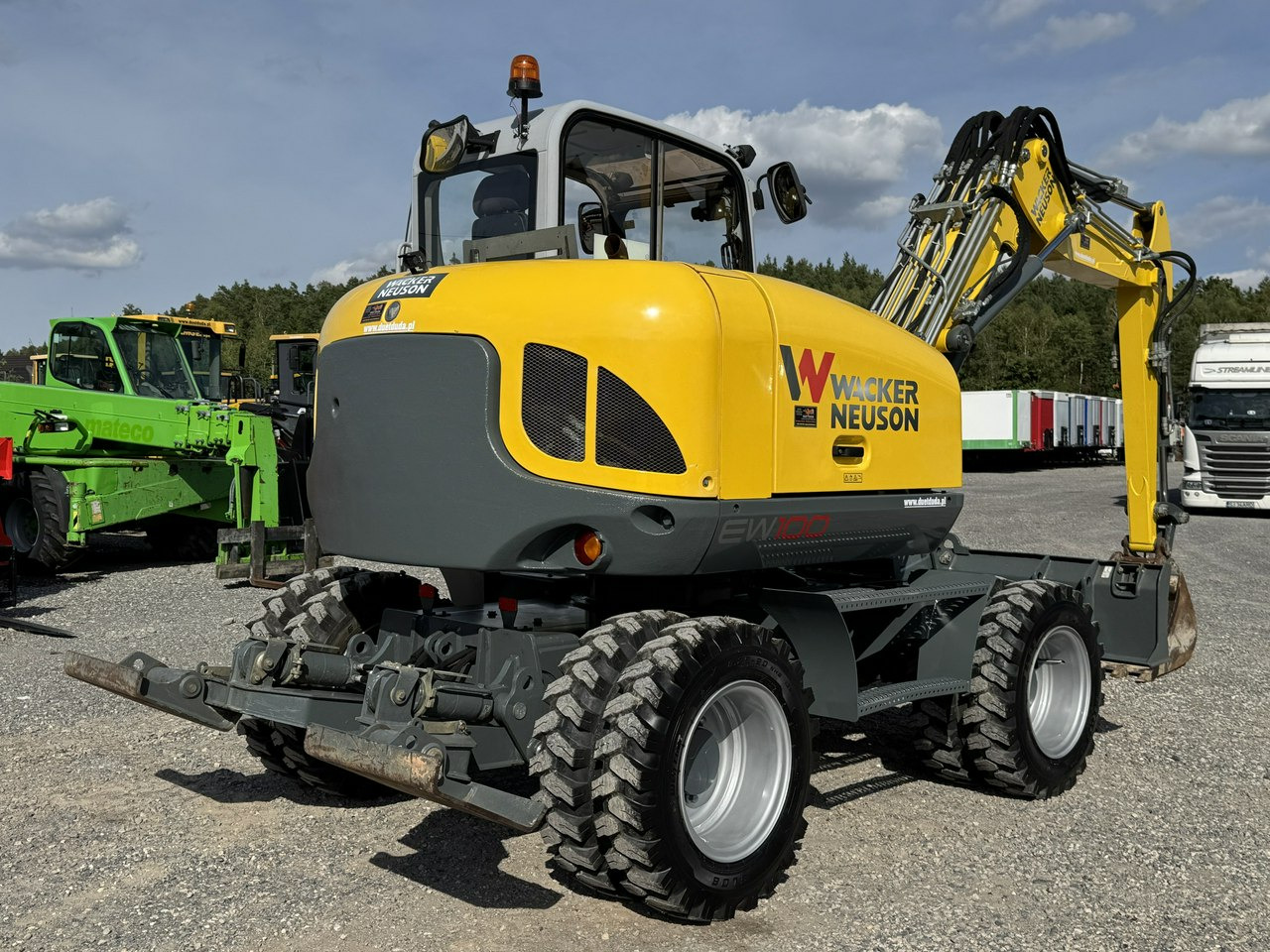 Escavadeira de rodas Wacker Neuson EW100 Pług + Podpory 10 ton Szybkozłącze Klimatyzacja: foto 16 Escavadeira de rodas Wacker Neuson EW100 Pług + Podpory 10 ton Szybkozłącze Klimatyzacja: foto 16