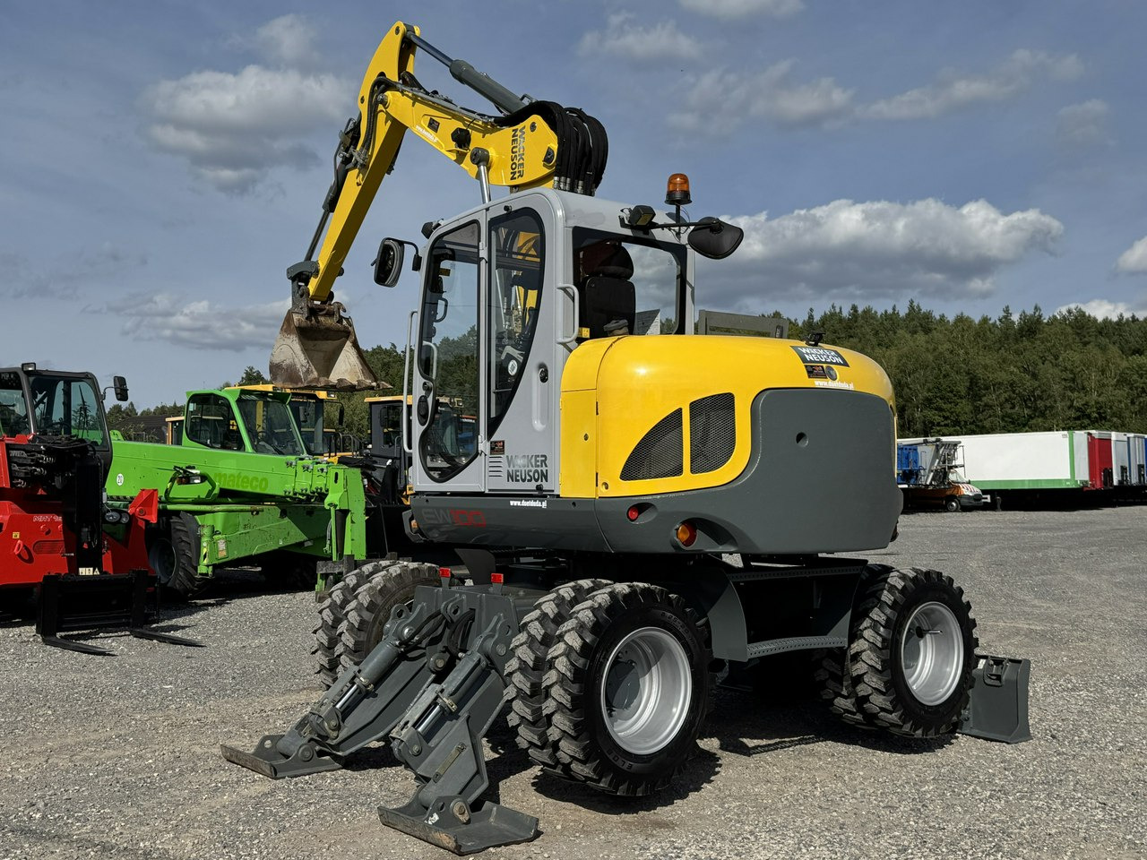 Escavadeira de rodas Wacker Neuson EW100 Pług + Podpory 10 ton Szybkozłącze Klimatyzacja: foto 15 Escavadeira de rodas Wacker Neuson EW100 Pług + Podpory 10 ton Szybkozłącze Klimatyzacja: foto 15