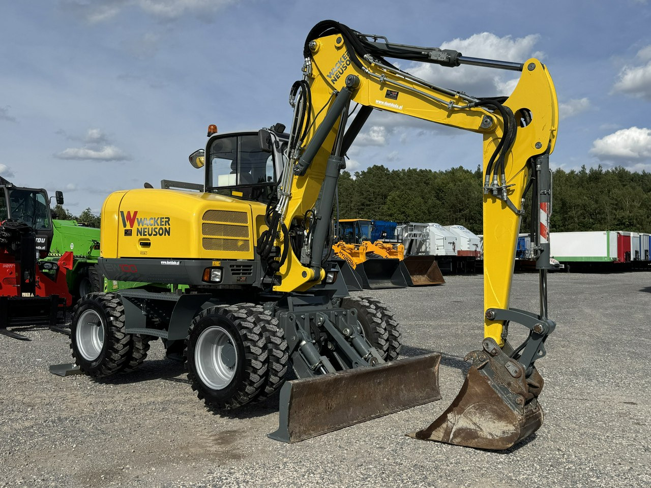 Wacker Neuson EW100 Pług + Podpory 10 ton Szybkozłącze Klimatyzacja - Escavadeira de rodas: foto 5 Wacker Neuson EW100 Pług + Podpory 10 ton Szybkozłącze Klimatyzacja - Escavadeira de rodas: foto 5