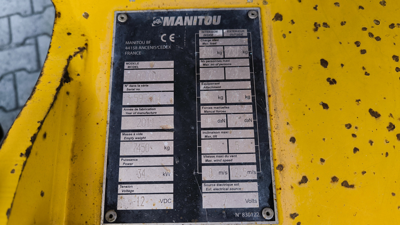 Locação de MANITOU 160 ATJ MANITOU 160 ATJ: foto 9