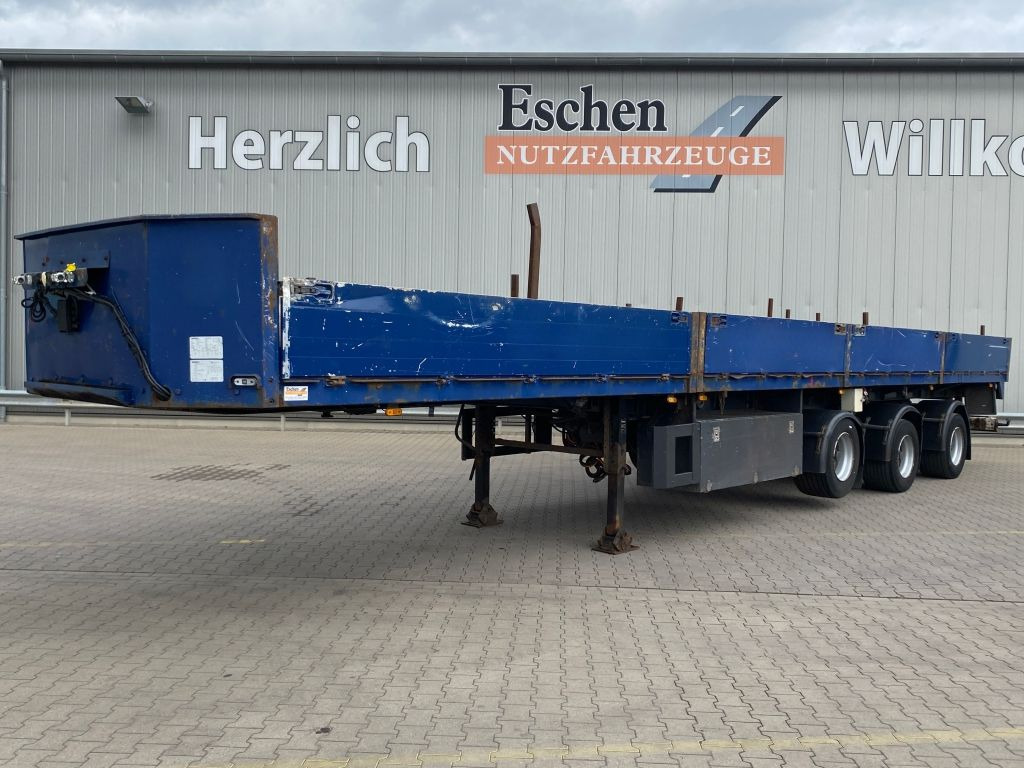 Janzen | ausziehbar*2+3 Achse gelenkt*Luft-Lift - Semi-reboque plataforma/ Caixa aberta: foto 1 Janzen | ausziehbar*2+3 Achse gelenkt*Luft-Lift - Semi-reboque plataforma/ Caixa aberta: foto 1
