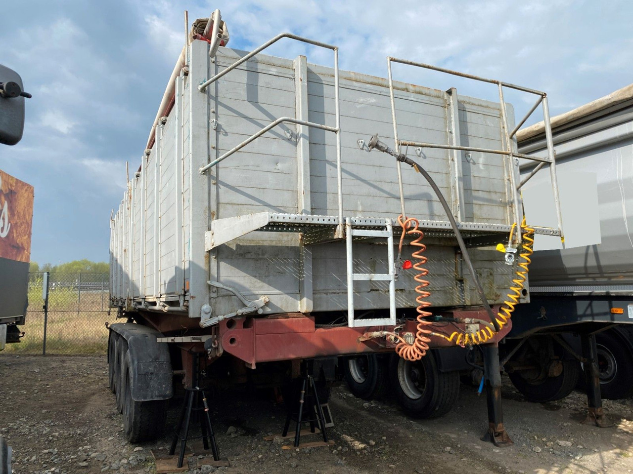 Langendorf SK 24/27 | Stahl 22m³*Luft-Lift*Rollplane*BPW - Semireboque basculante: foto 5 Langendorf SK 24/27 | Stahl 22m³*Luft-Lift*Rollplane*BPW - Semireboque basculante: foto 5