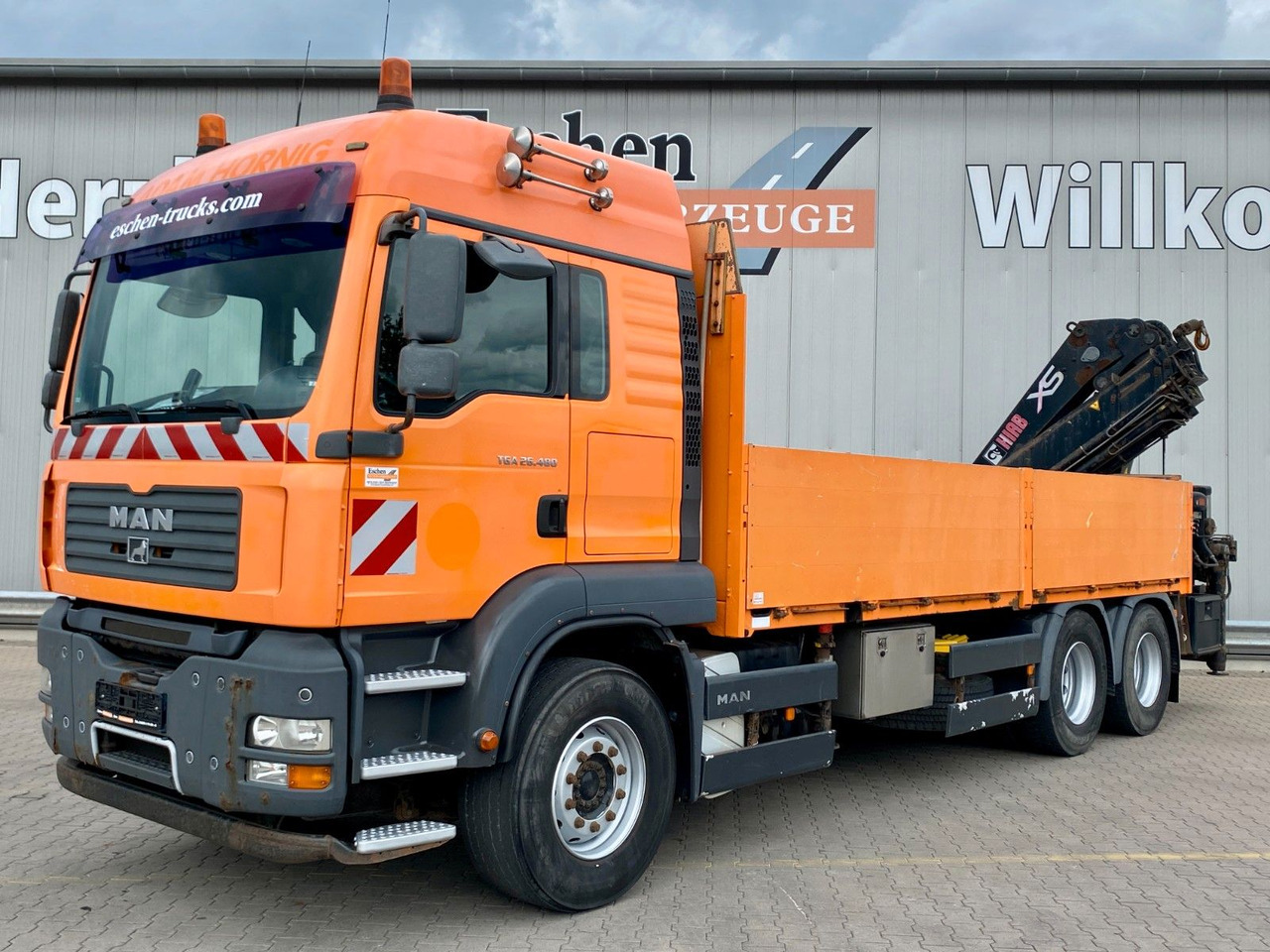 MAN TGA 26.480 6x4 | HIAB 377 EP-4*Funk*Retarder*AHK - Camião de caixa aberta/ Plataforma, Caminhão grua: foto 1 MAN TGA 26.480 6x4 | HIAB 377 EP-4*Funk*Retarder*AHK - Camião de caixa aberta/ Plataforma, Caminhão grua: foto 1