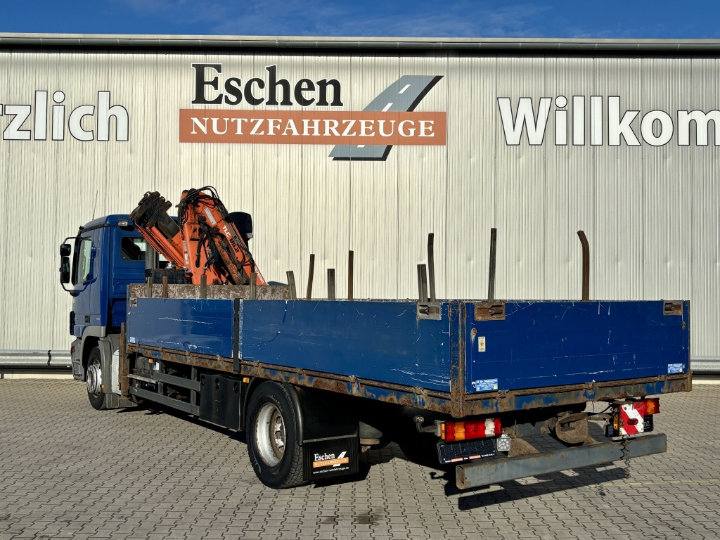 Mercedes-Benz 1832 L / Terex 85.2-A3 Faltkran - Camião de caixa aberta/ Plataforma, Caminhão grua: foto 4 Mercedes-Benz 1832 L / Terex 85.2-A3 Faltkran - Camião de caixa aberta/ Plataforma, Caminhão grua: foto 4
