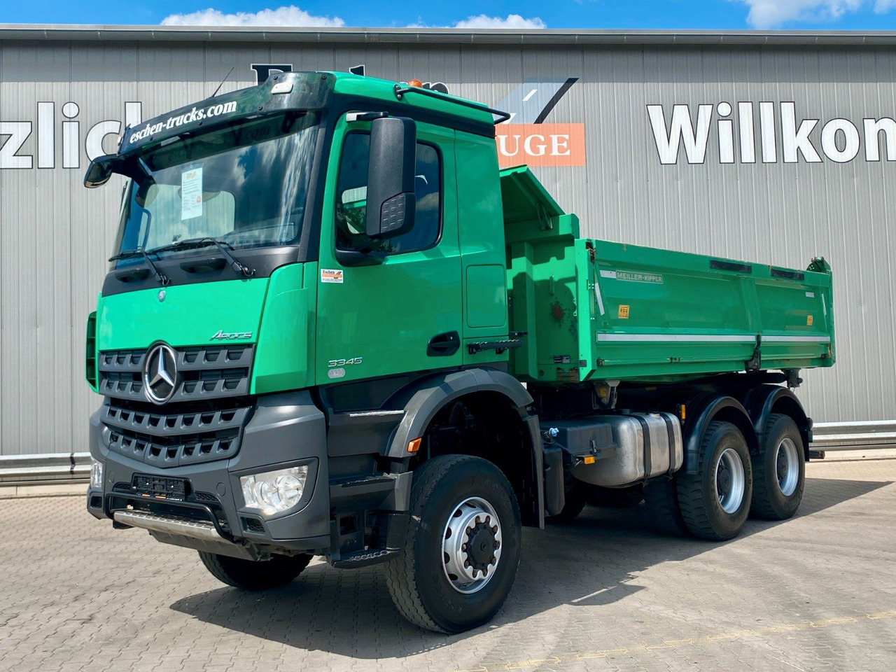 Mercedes-Benz 3345 Arocs 6x6 | MEILLER*Bordmatik*AHK*Blatt*AC - Caminhão basculante: foto 1 Mercedes-Benz 3345 Arocs 6x6 | MEILLER*Bordmatik*AHK*Blatt*AC - Caminhão basculante: foto 1