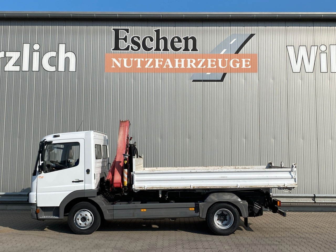 Mercedes-Benz 818 Atego | Fassi F65*MEILLER*PKW-AHK*1.Hand - Caminhão basculante, Caminhão grua: foto 3 Mercedes-Benz 818 Atego | Fassi F65*MEILLER*PKW-AHK*1.Hand - Caminhão basculante, Caminhão grua: foto 3