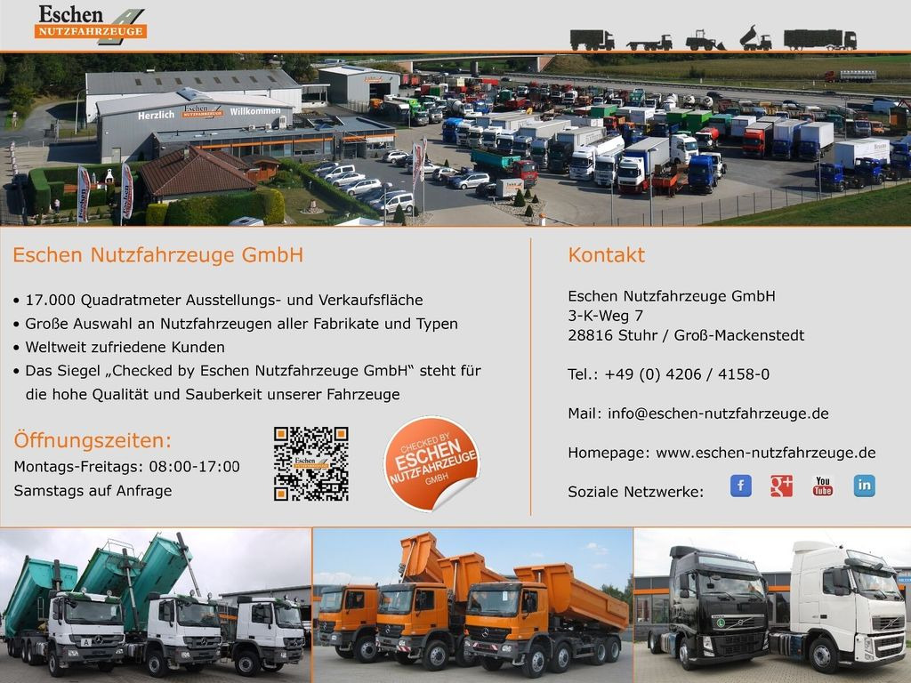 Camião de caixa aberta/ Plataforma Mercedes-Benz Axor 1829 LL  6,55m Pritsche*6 Sitze*Klima*AHK: foto 19