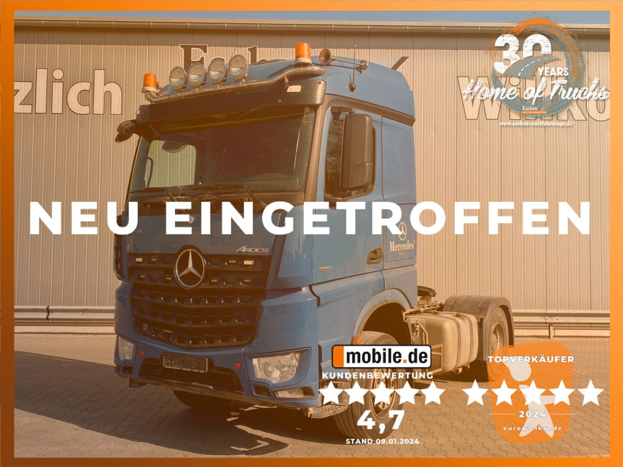 Mercedes-Benz 1851 Arocs LS | 2x Hydraulik*Reifen:70%*1.Hd*AC - Tractor: foto 1 Mercedes-Benz 1851 Arocs LS | 2x Hydraulik*Reifen:70%*1.Hd*AC - Tractor: foto 1