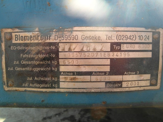 BLOMENROHR J7/2842 - Reboque porta máquinas: foto 5 BLOMENROHR J7/2842 - Reboque porta máquinas: foto 5