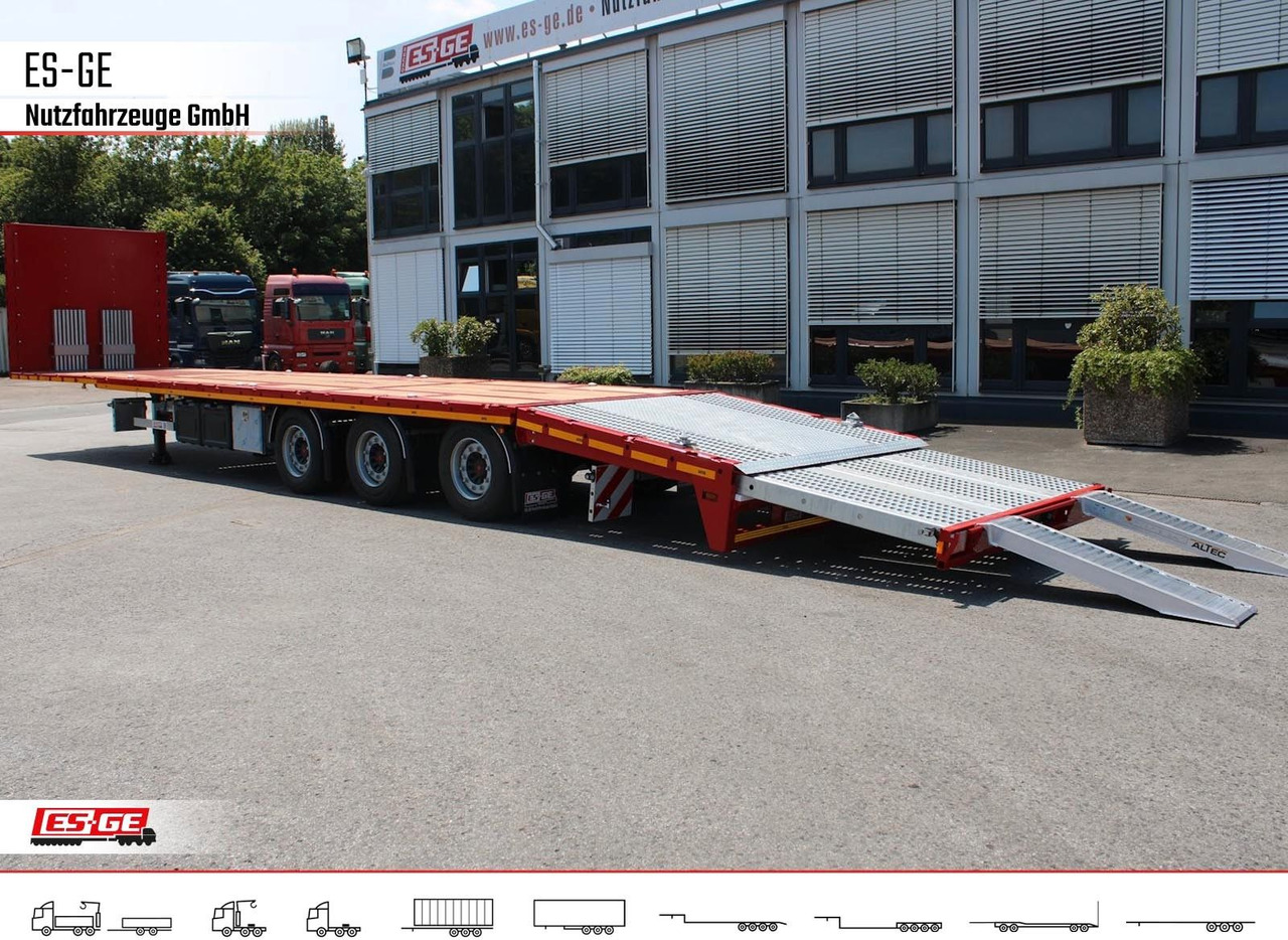 ES-GE 3-Achs Megatrailer, hydr. Heckabsenkung - Semi-reboque plataforma/ Caixa aberta: foto 1 ES-GE 3-Achs Megatrailer, hydr. Heckabsenkung - Semi-reboque plataforma/ Caixa aberta: foto 1