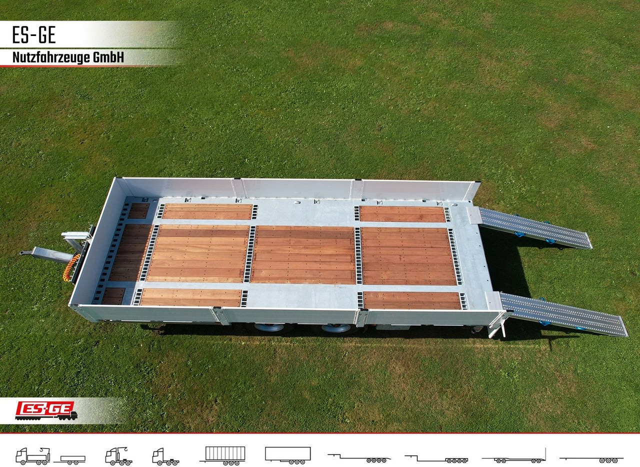 ES-GE Tandem-Anhänger Bordwände, CV, Rungen - Reboque plataforma/ Caixa aberta: foto 5 ES-GE Tandem-Anhänger Bordwände, CV, Rungen - Reboque plataforma/ Caixa aberta: foto 5