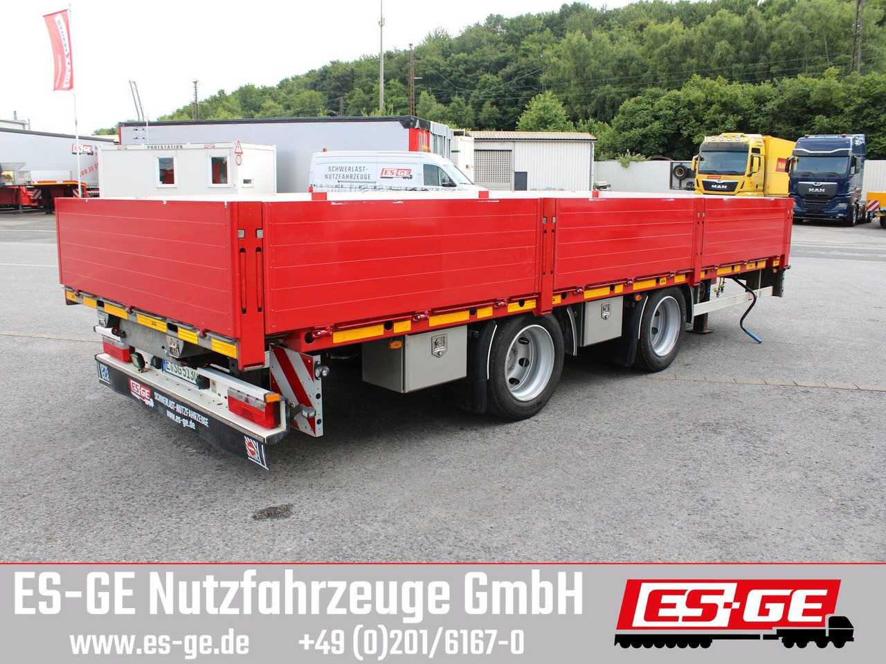 ES-GE Tandemanhänger - Containerverr. - Reboque plataforma/ Caixa aberta: foto 4 ES-GE Tandemanhänger - Containerverr. - Reboque plataforma/ Caixa aberta: foto 4