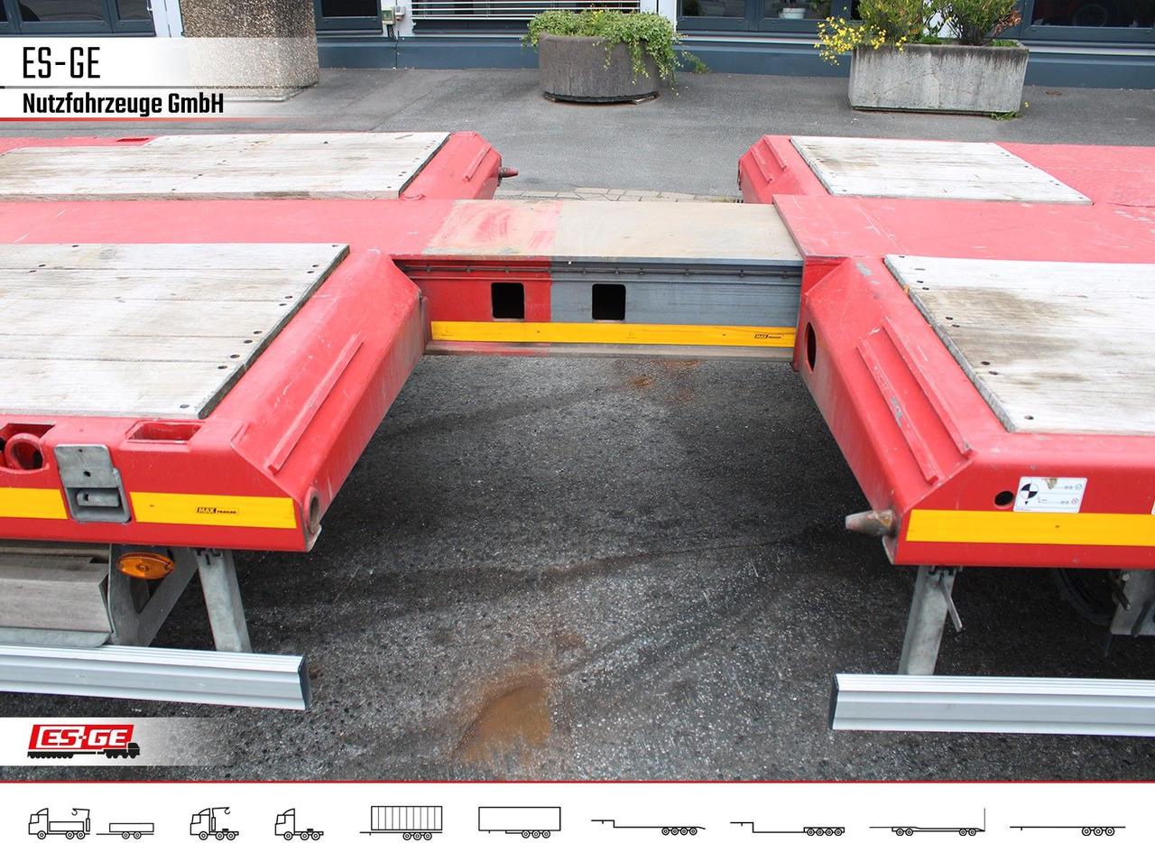 Faymonville MAX Trailer MAX100 Semi-Tieflader Radmulden - Semireboque baixa: foto 4 Faymonville MAX Trailer MAX100 Semi-Tieflader Radmulden - Semireboque baixa: foto 4
