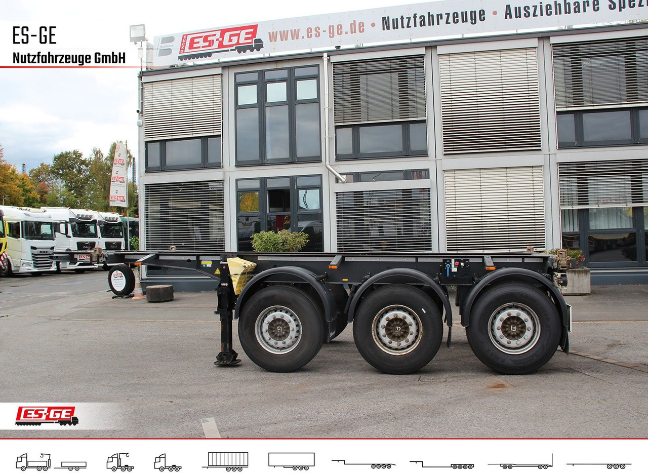 Krone 3-Achs-Containerchassis 20' - Semireboque transportador de contêineres/ Caixa móvel: foto 5 Krone 3-Achs-Containerchassis 20' - Semireboque transportador de contêineres/ Caixa móvel: foto 5