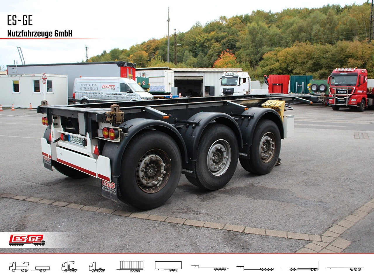 Krone 3-Achs-Containerchassis 20' - Semireboque transportador de contêineres/ Caixa móvel: foto 4 Krone 3-Achs-Containerchassis 20' - Semireboque transportador de contêineres/ Caixa móvel: foto 4