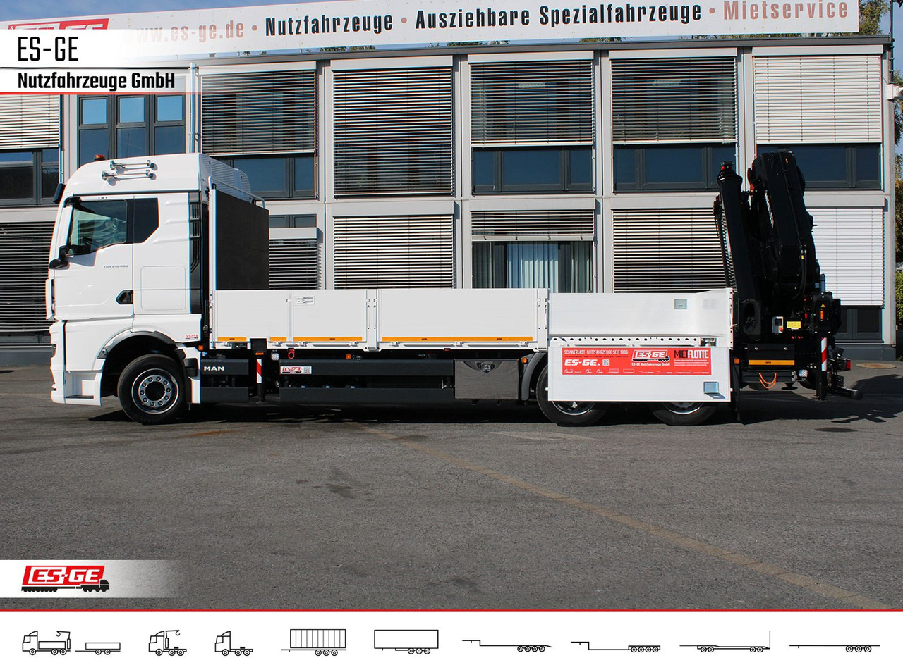 MAN TGX 26.480 6x2-4 LL, MKG-Ladekran HLK531 a5 - Camião de caixa aberta/ Plataforma, Caminhão grua: foto 5 MAN TGX 26.480 6x2-4 LL, MKG-Ladekran HLK531 a5 - Camião de caixa aberta/ Plataforma, Caminhão grua: foto 5
