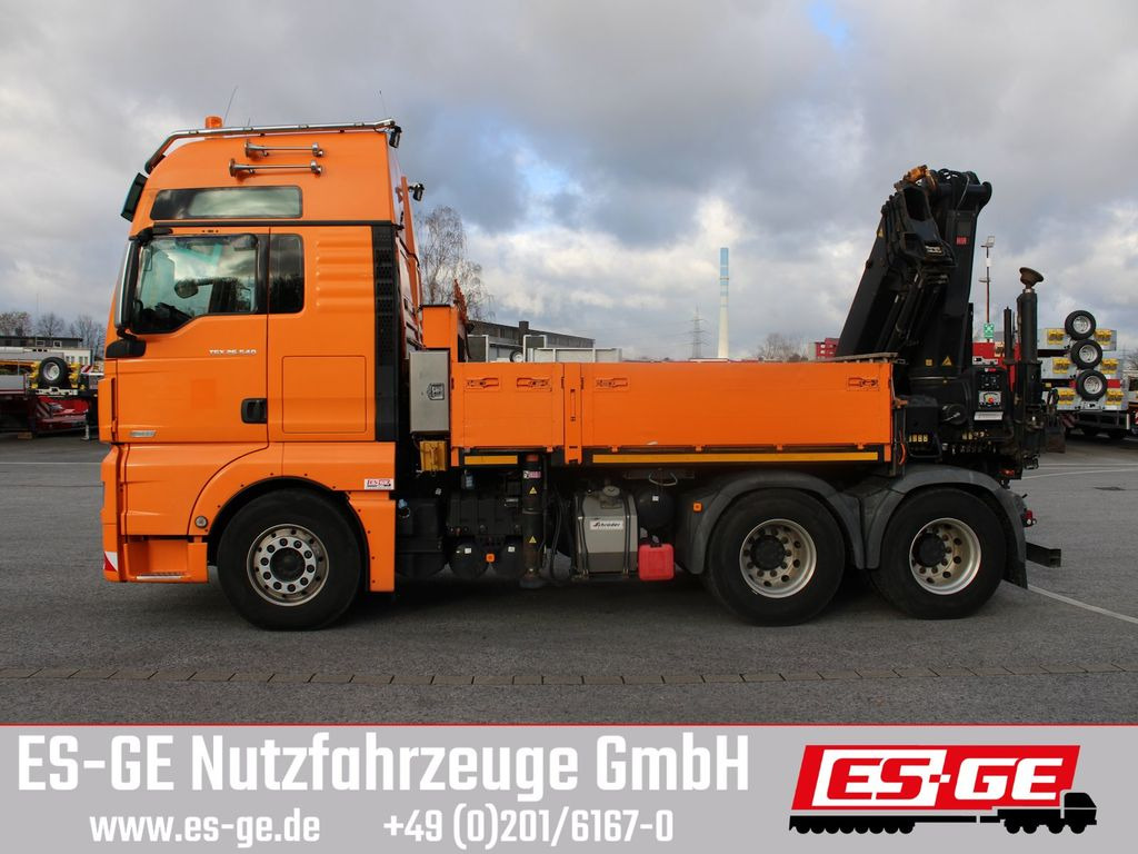 MAN TGX 26.540 + HIABV-Ladekran 477E-4 HIPRO - Camião de caixa aberta/ Plataforma, Caminhão grua: foto 5 MAN TGX 26.540 + HIABV-Ladekran 477E-4 HIPRO - Camião de caixa aberta/ Plataforma, Caminhão grua: foto 5