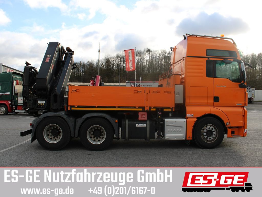 Camião de caixa aberta/ Plataforma, Caminhão grua MAN TGX 26.540 + HIABV-Ladekran 477E-4 HIPRO: foto 6